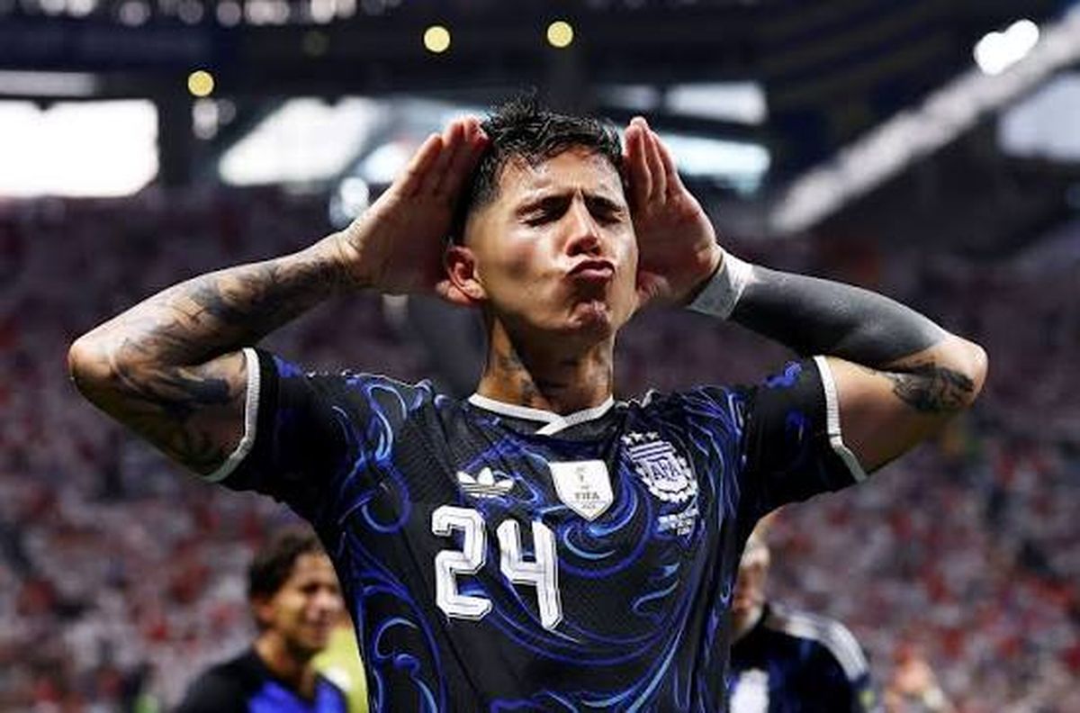 El relato inglés de los goles y la victoria de Argentina