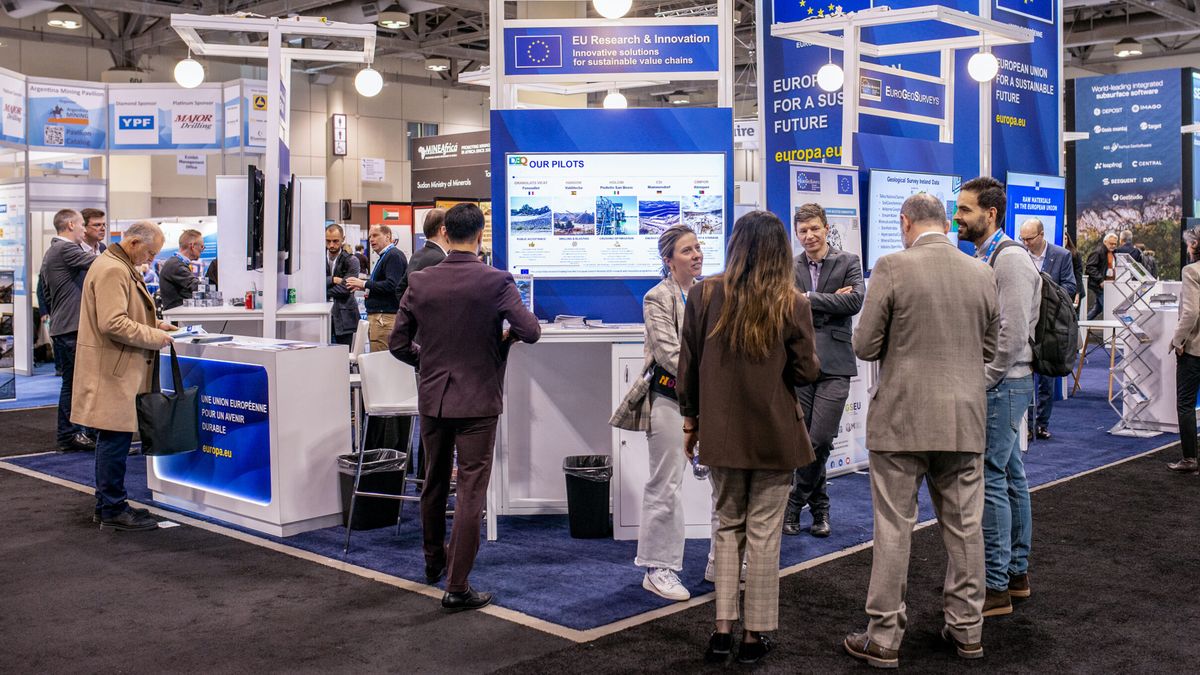 El stand argentino en la feria minera PDAC de Toronto del año pasado. El stand argentino en la feria minera PDAC de Toronto del año pasado.