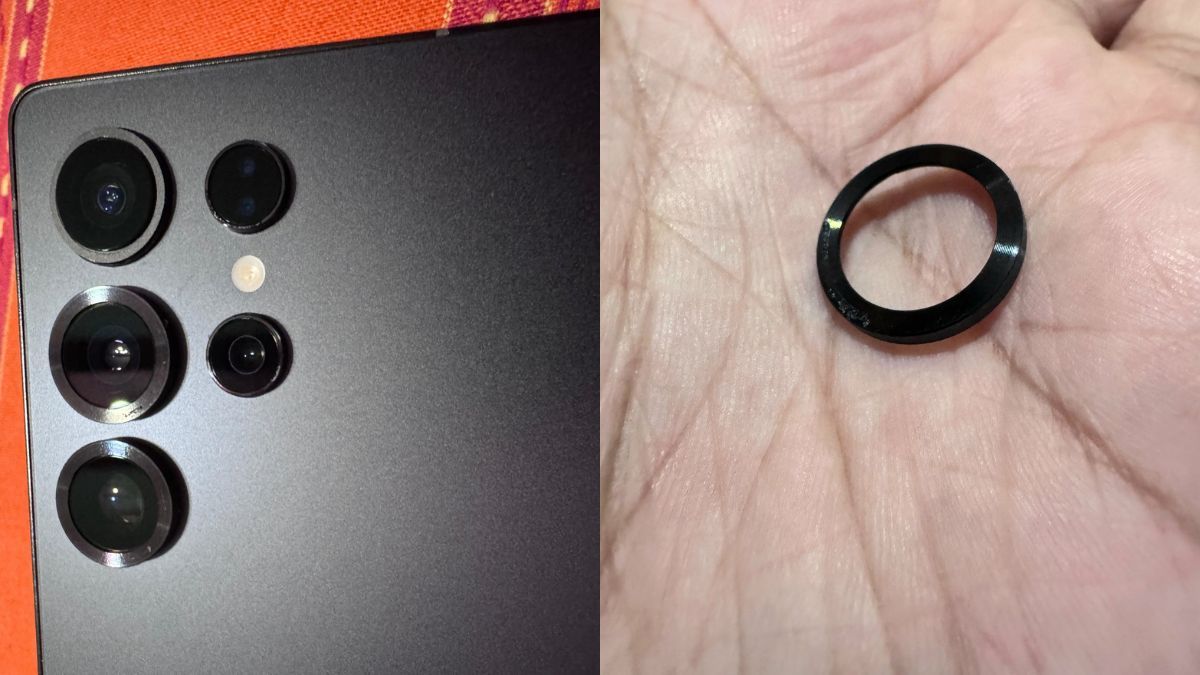 La cámara de este teléfono comienza a romperse poco a poco. Foto: X