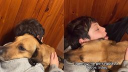 Le cuenta la historia de cómo la conoció para que pueda dormir tranquila todas las noches | VIDEO