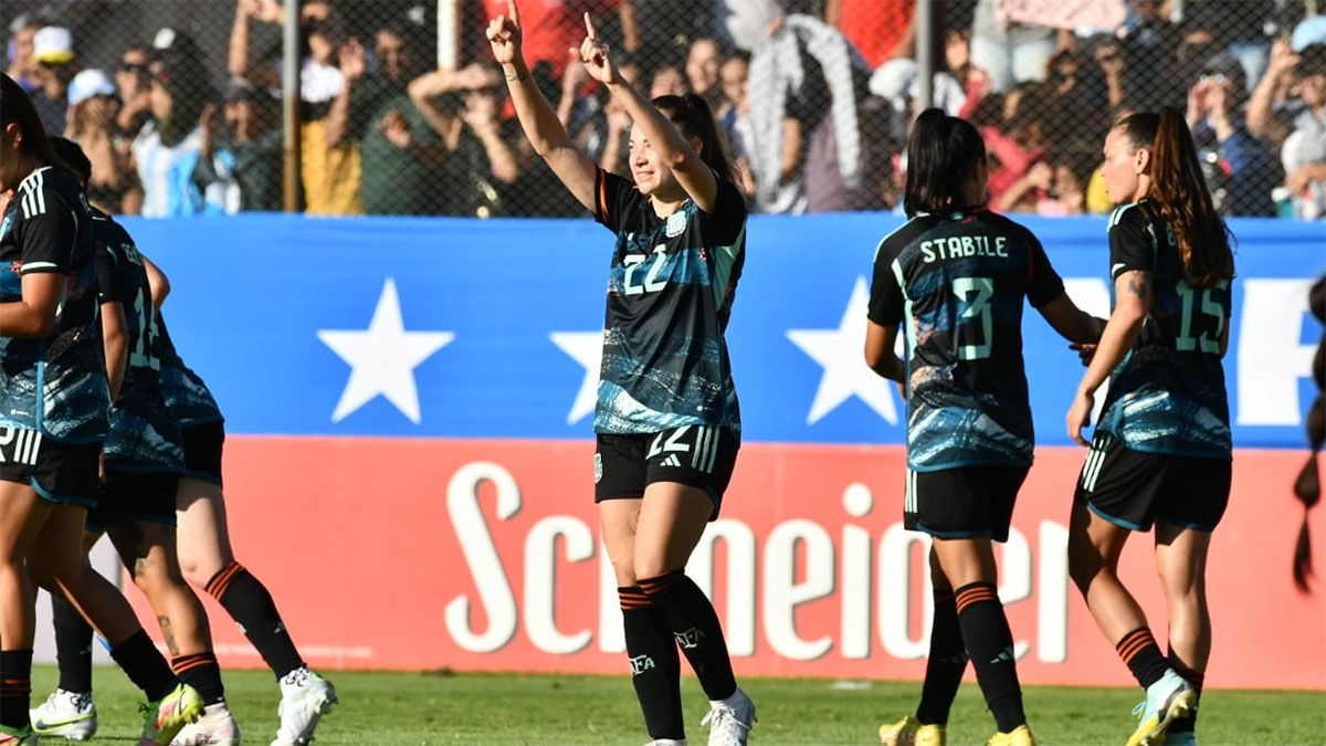 Estefanía Banini marcó un gol para la Selección argentina, que venció a Venezuela.
