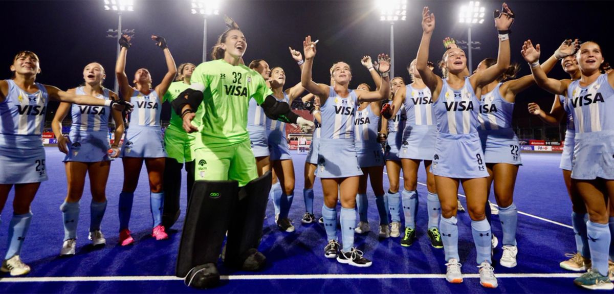 Las Leoncitas, con Luciana Peralta, son campeonas de la Copa Panamericana junior de hockey sobre césped