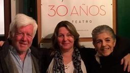 Alberto Fernández de Rosa, Valentina y Cristina Banegas.