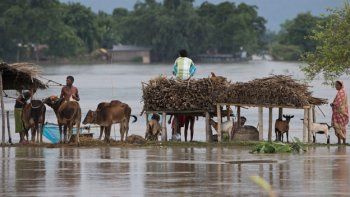 La India también sufre las inundaciones