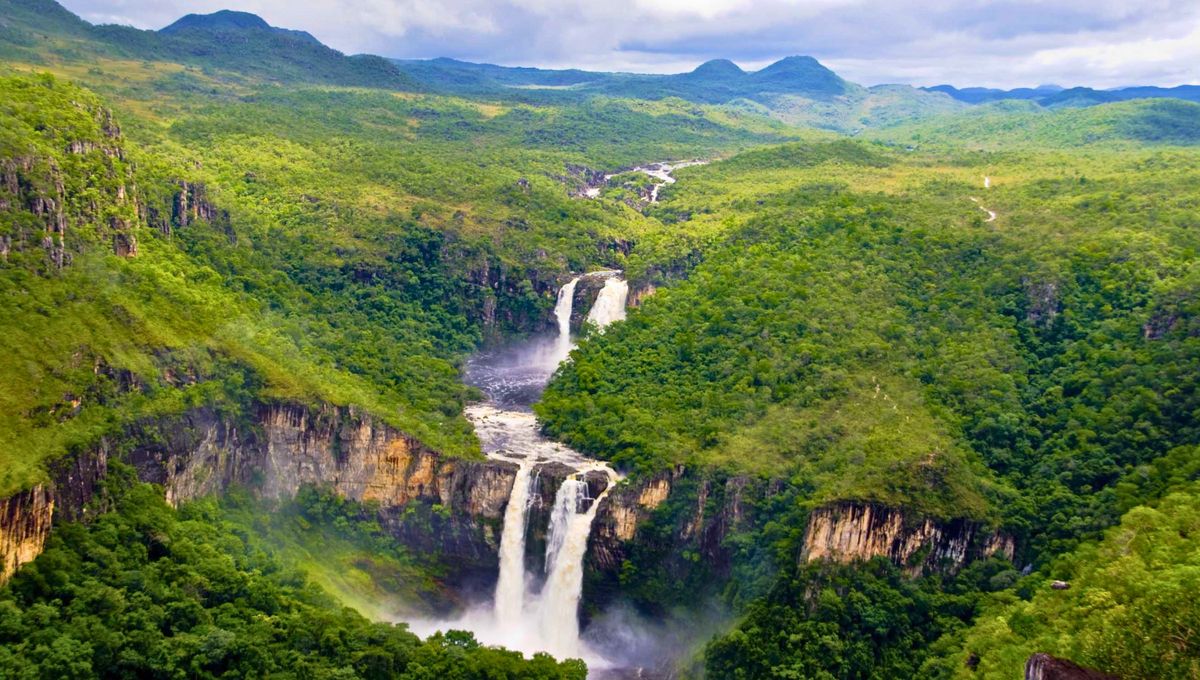 El parque nacional con la segunda cascada más alta en el quinto país más grande del mundo: producían diamantes