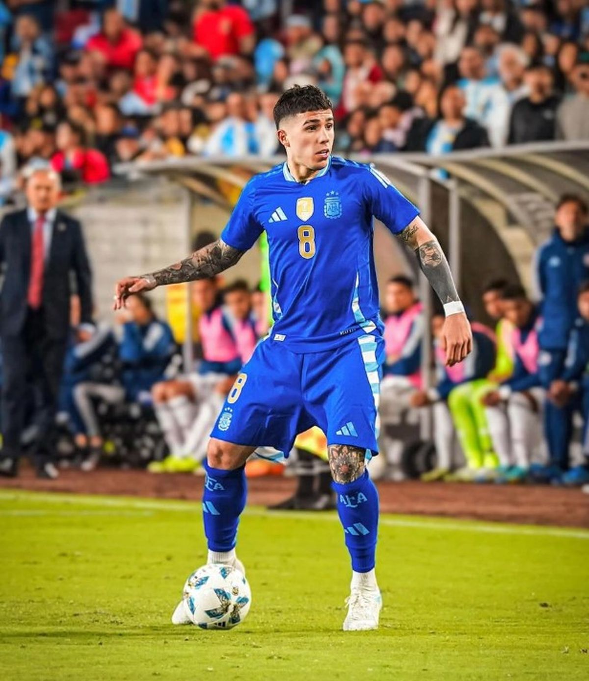 Enzo Fernández estuvo en los amistosos de la Selección argentina y espera estar en la Copa América. Enzo Fernández estuvo en los amistosos de la Selección argentina y espera estar en la Copa América.