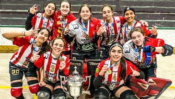 Las chicas de Atlético San Martín salieron campeonas del Argentino junior de hockey sobre patines