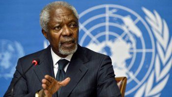 A los 80 años, murió Kofi Annan, el ex secretario general de la ONU y Nobel de la Paz