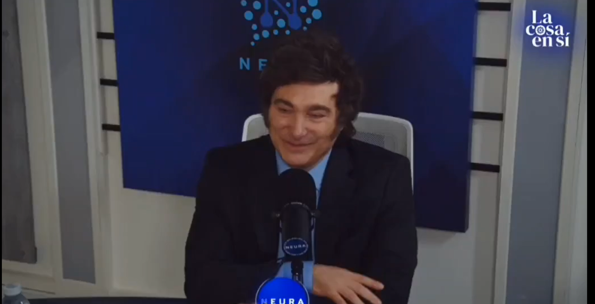 Javier Milei estuvo eufórico en la entrevista con Alejandro Fantino. Javier Milei estuvo eufórico en la entrevista con Alejandro Fantino.