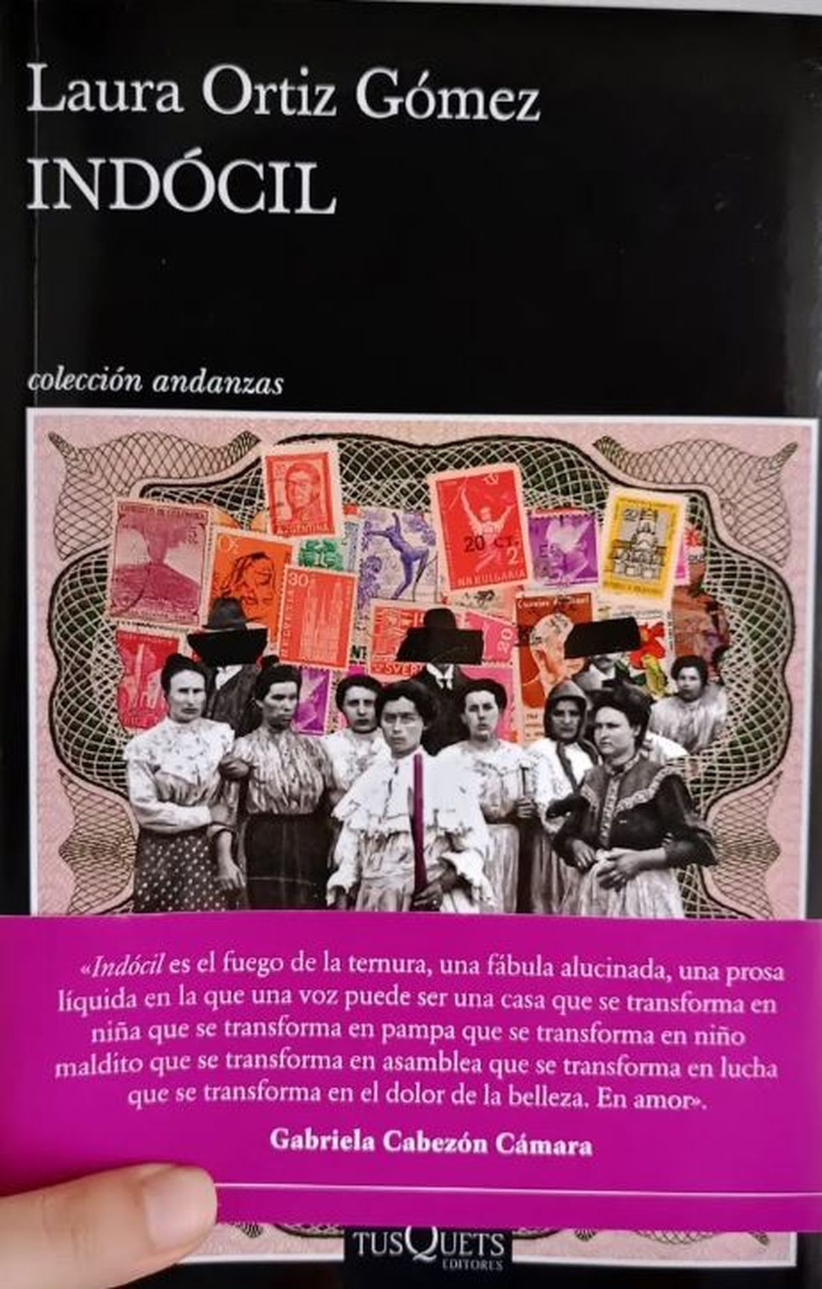 Tapa de Indócil, la novela de Laura Ortiz Gómez. Tapa de Indócil, la novela de Laura Ortiz Gómez.