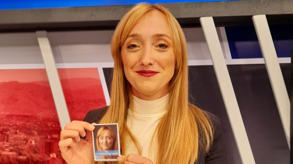 Anabel Fernández Sagasti con su 