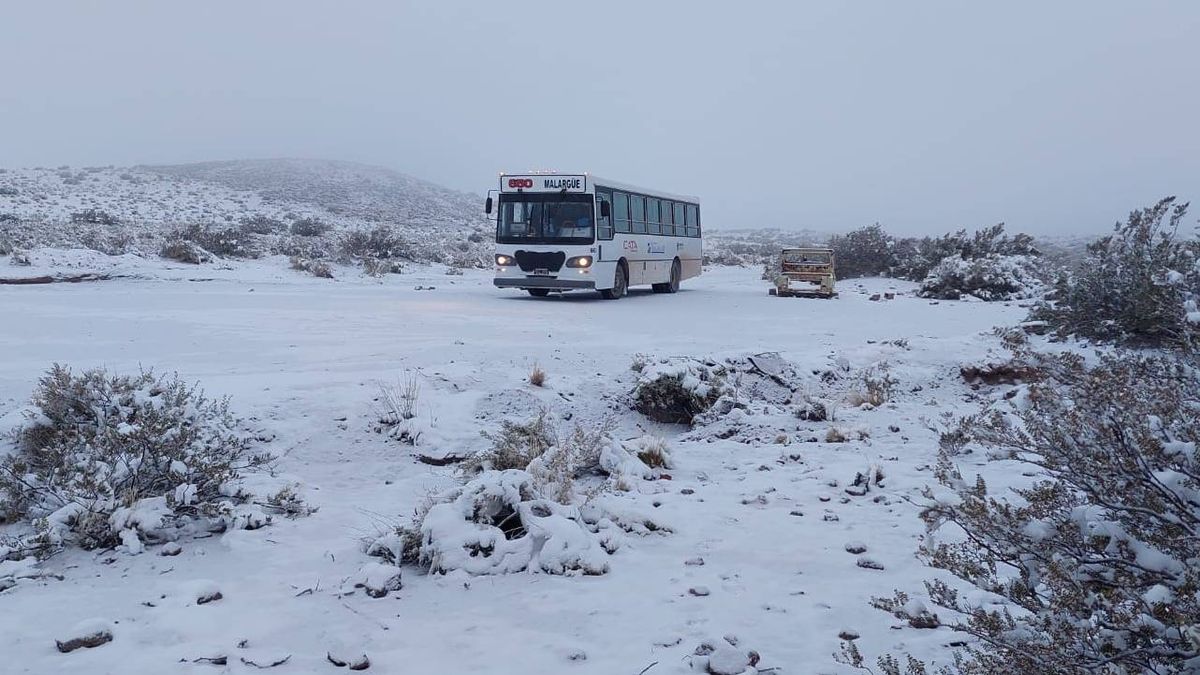 Típica postal de Malargüe en invierno. Típica postal de Malargüe en invierno.