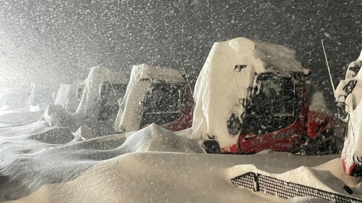 Según indicaron desde el resort, la interrupción en las operaciones continuará, ya que se esperan más nevadas en la mañana del lunes. (Foto: Asa Moore). Según indicaron desde el resort, la interrupción en las operaciones continuará, ya que se esperan más nevadas en la mañana del lunes. (Foto: Asa Moore).