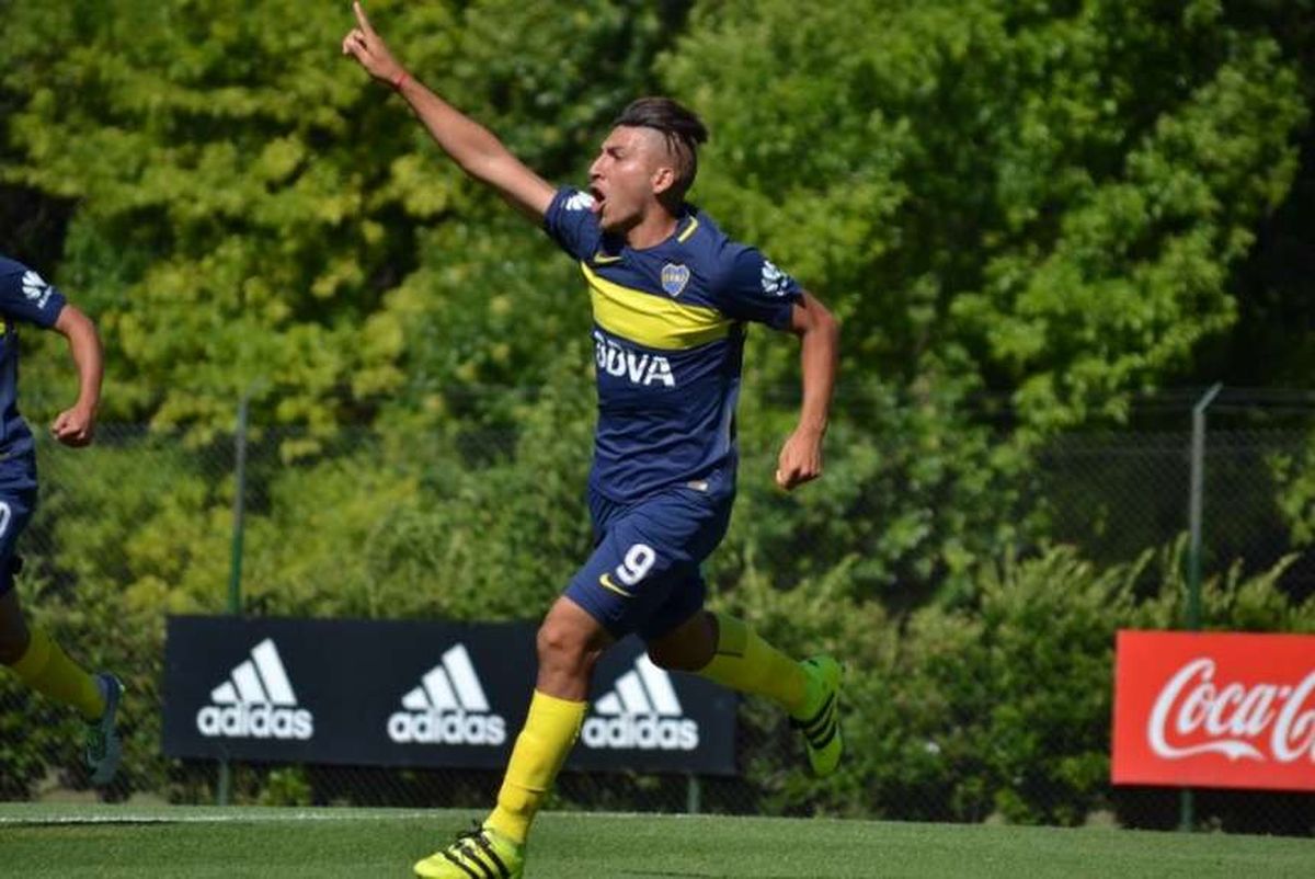 Marcelo Torres, el delantero que convirti&oacute; para Gimnasia en El Monumental.&nbsp;