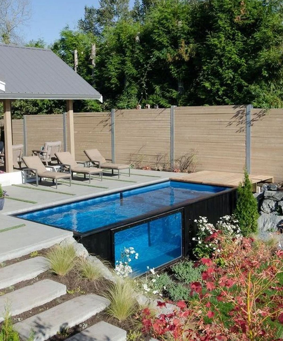 Algunas piletas container son un verdadero lujo. Algunas piletas container son un verdadero lujo.