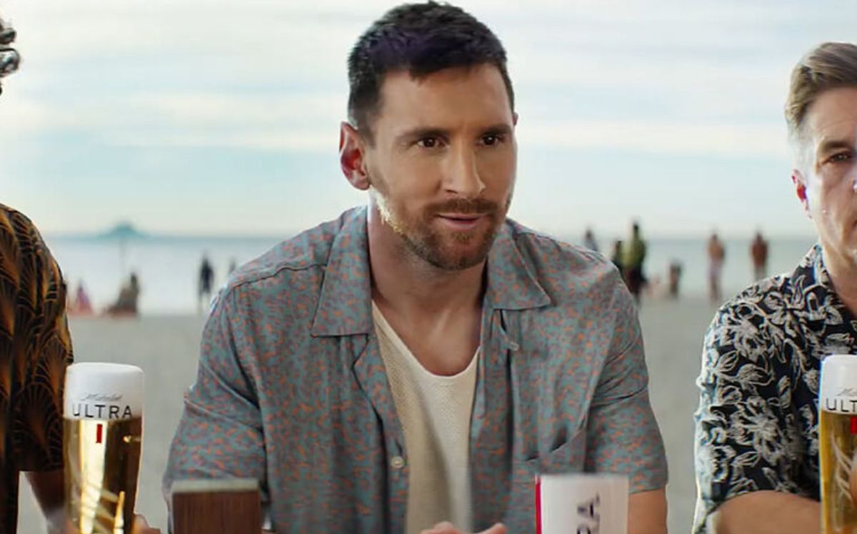 Messi en el comercial de cerveza