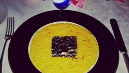 Icardi cenó un risotto bañado en oro 24 kilates