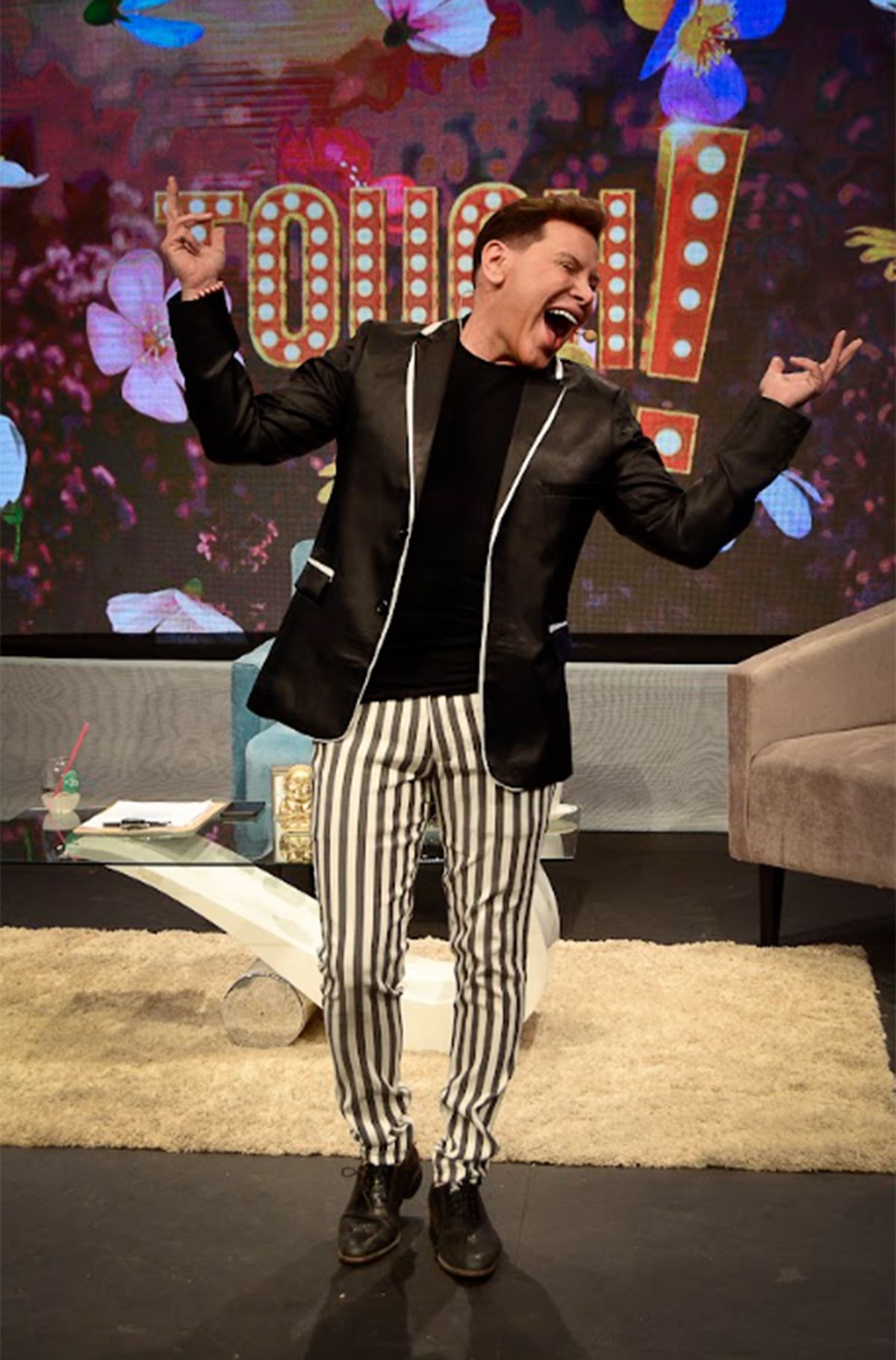 Gabriel Canci, el showman de "Touch and go!".