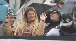Los hinchas de Gimnasia y Esgrima le dieron un gran apoyo a su equipo.