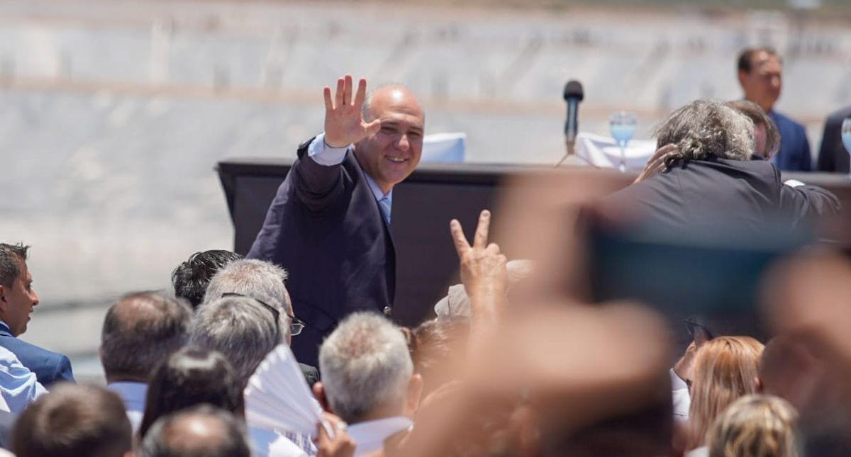 Guillermo Carmona fue uno de los dirigentes peronistas que recibió a Alberto Fernández en Mendoza.