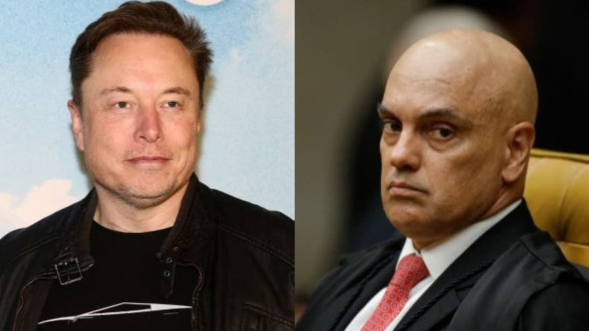 El magnate Elon Musk y el juez Alexandre de Moraes. quien amenazó al dueño de X para que nombre un representante legal en Brasil El magnate Elon Musk y el juez Alexandre de Moraes. quien amenazó al dueño de X para que nombre un representante legal en Brasil