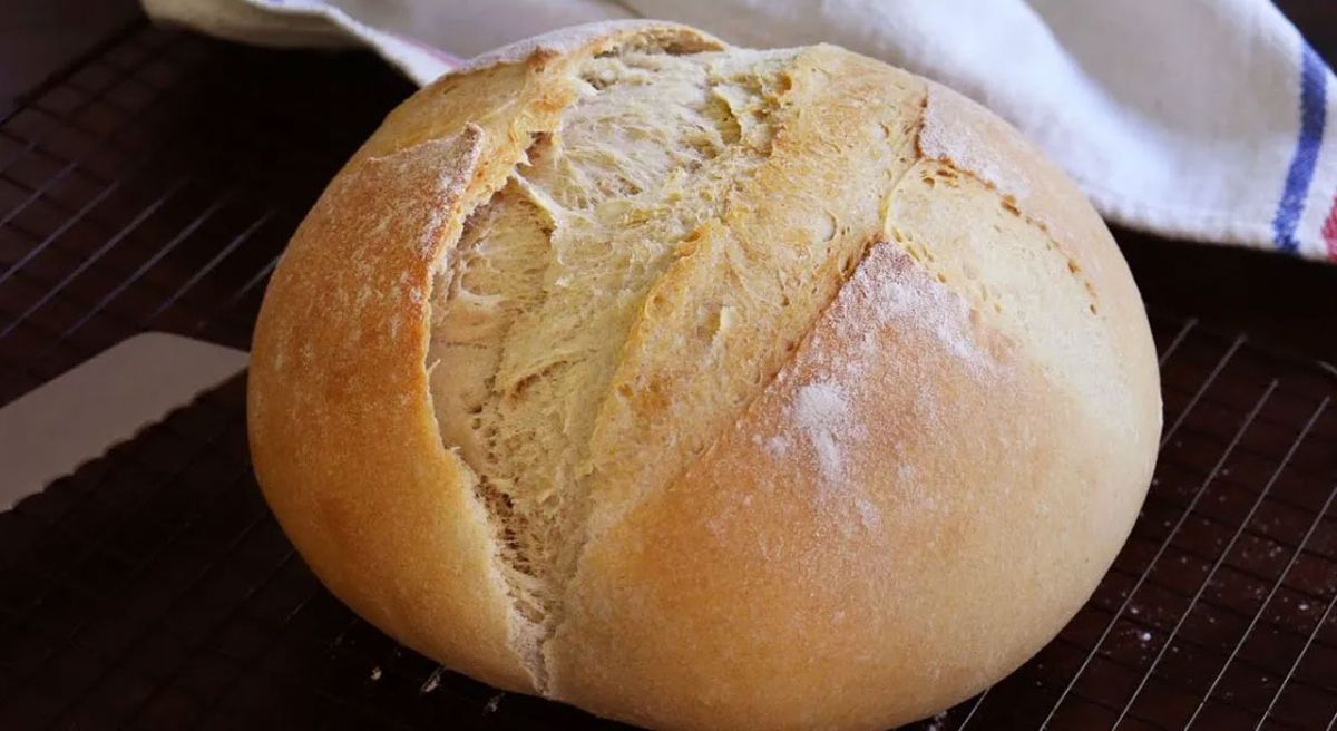 La receta de pan casero se hace de manera y rápida, con simples ingredientes