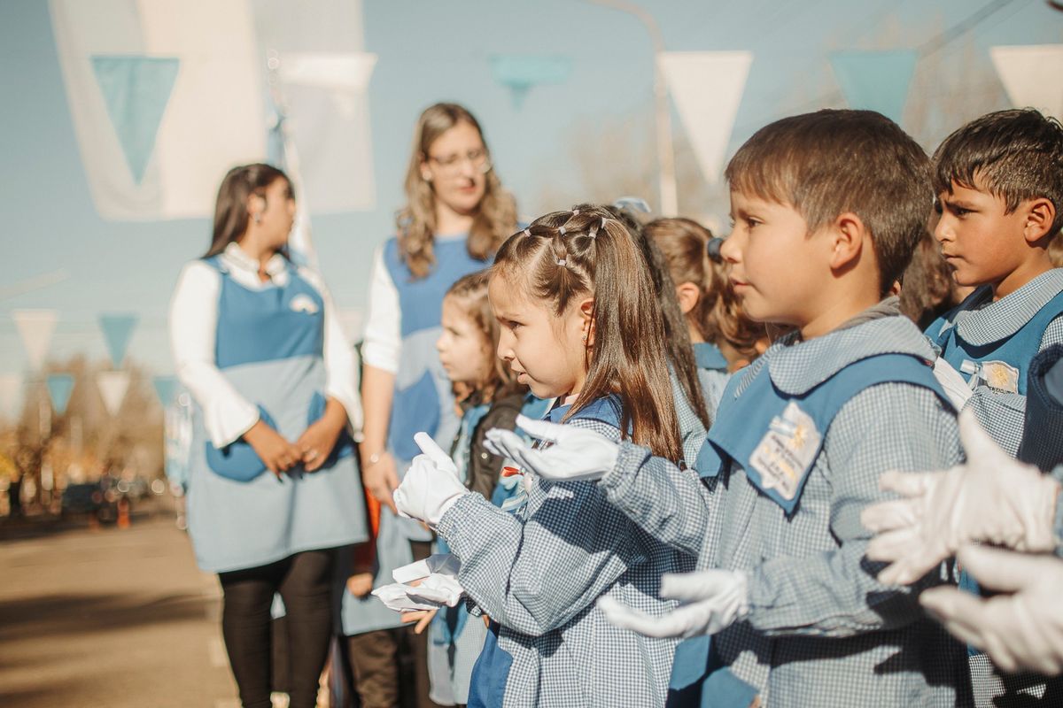 Niños de jardín infante entonarán el Himno Nacional Argentino el lunes, en la Explanada Municipal de Tupungato.