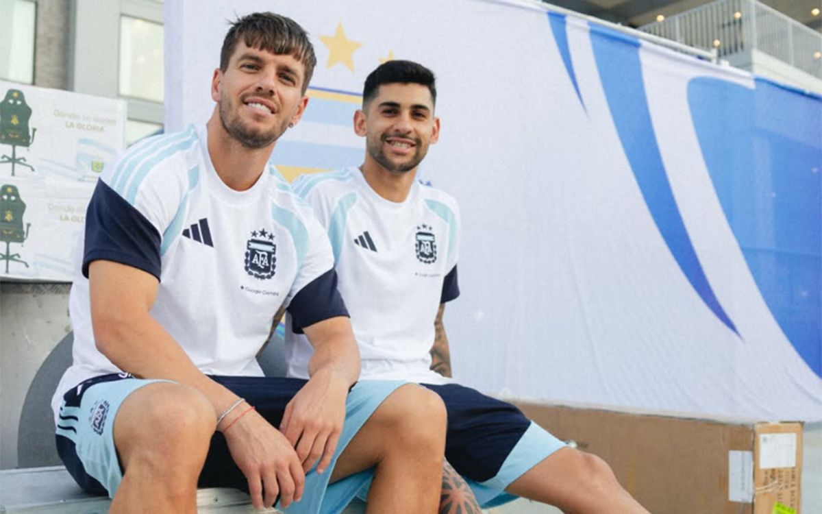 Lo Celso y Cuti Romero en Kansas.