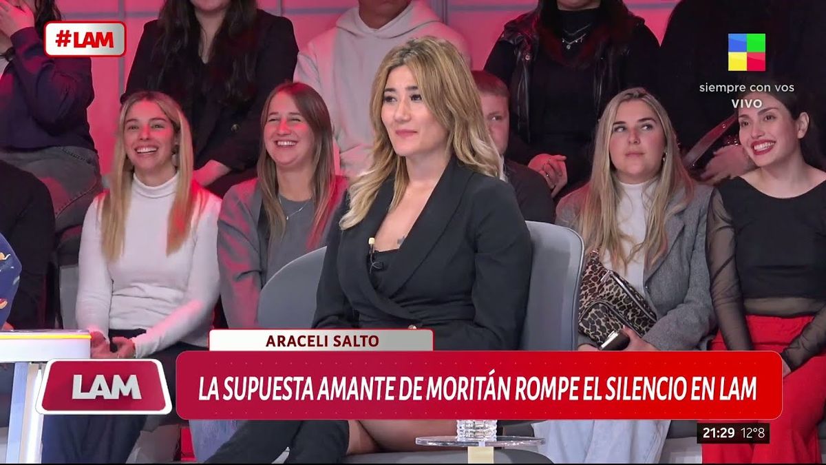 La amante del marido de Pampita.
