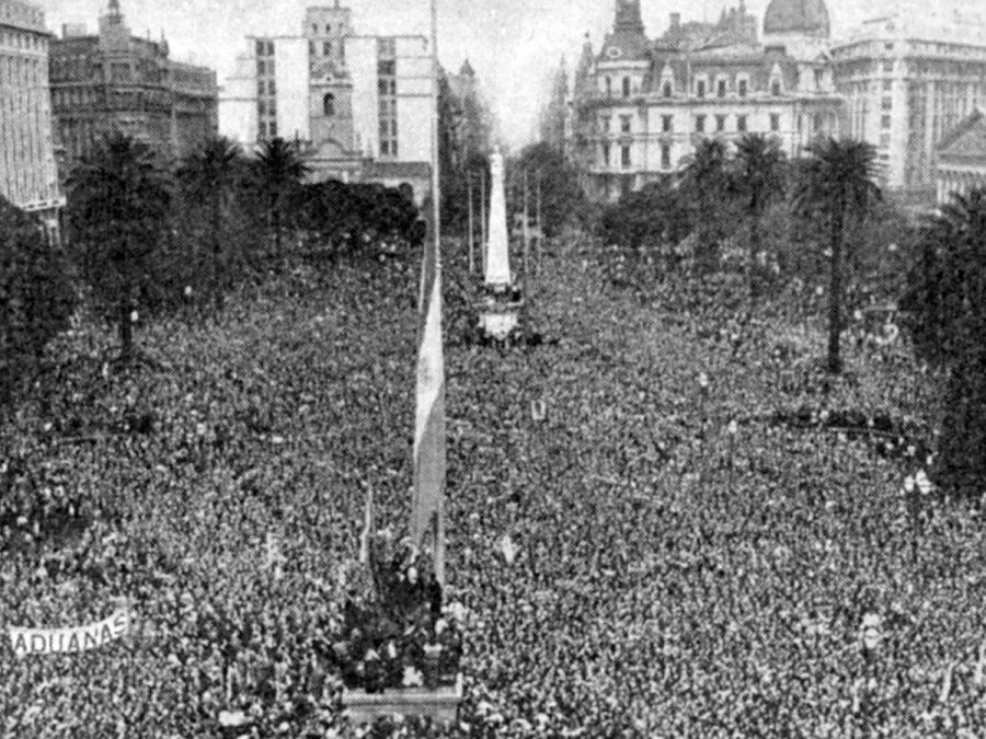 El 17 de octubre de 1945 quedó marcado como el Día de la Lealtad Peronista.