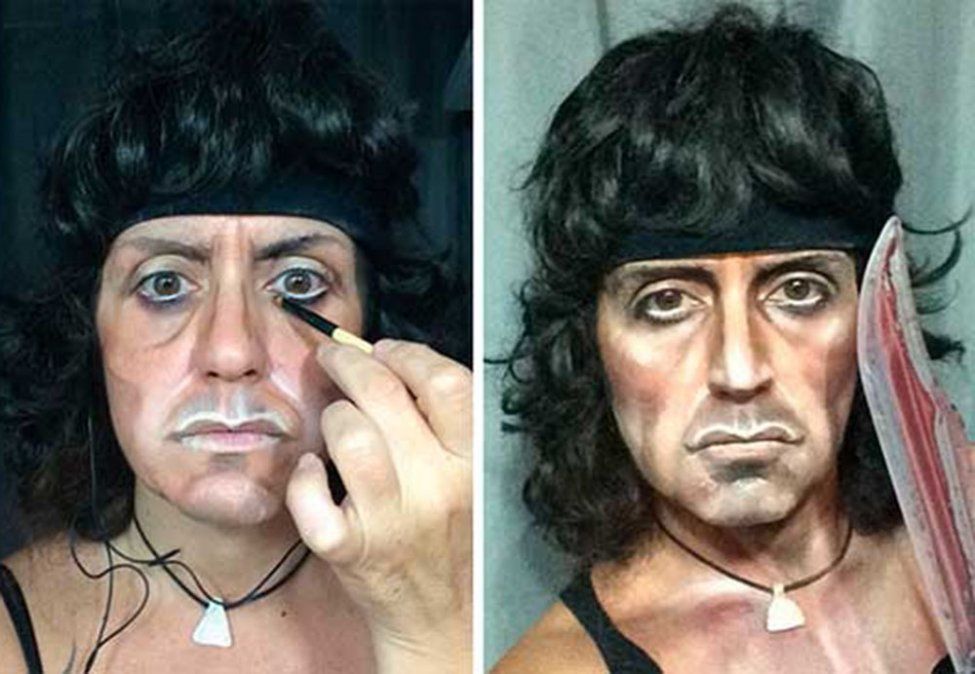 La transformación de esta maquilladora en personajes del cine es increíble