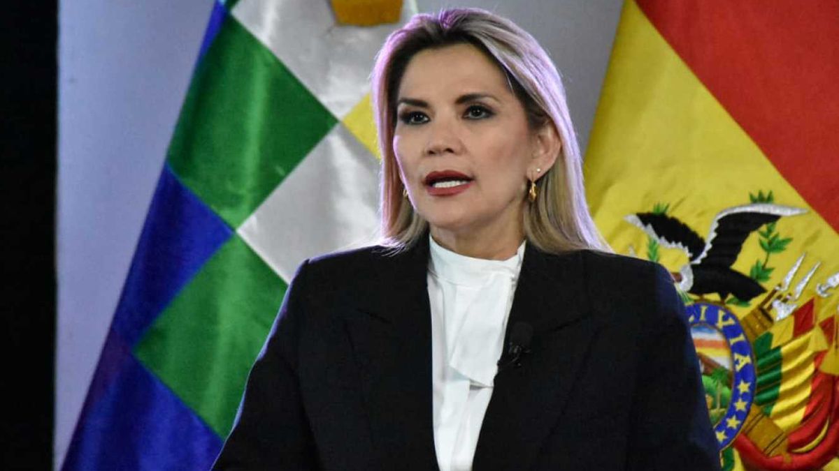 La expresidenta de facto, Jeanine Áñez.