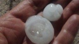 Fuerte caída de granizo en el Este y se espera que la temperatura descienda