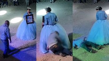 Bailaba el vals recordando a su papá pero su tío arruinó el conmovedor momento