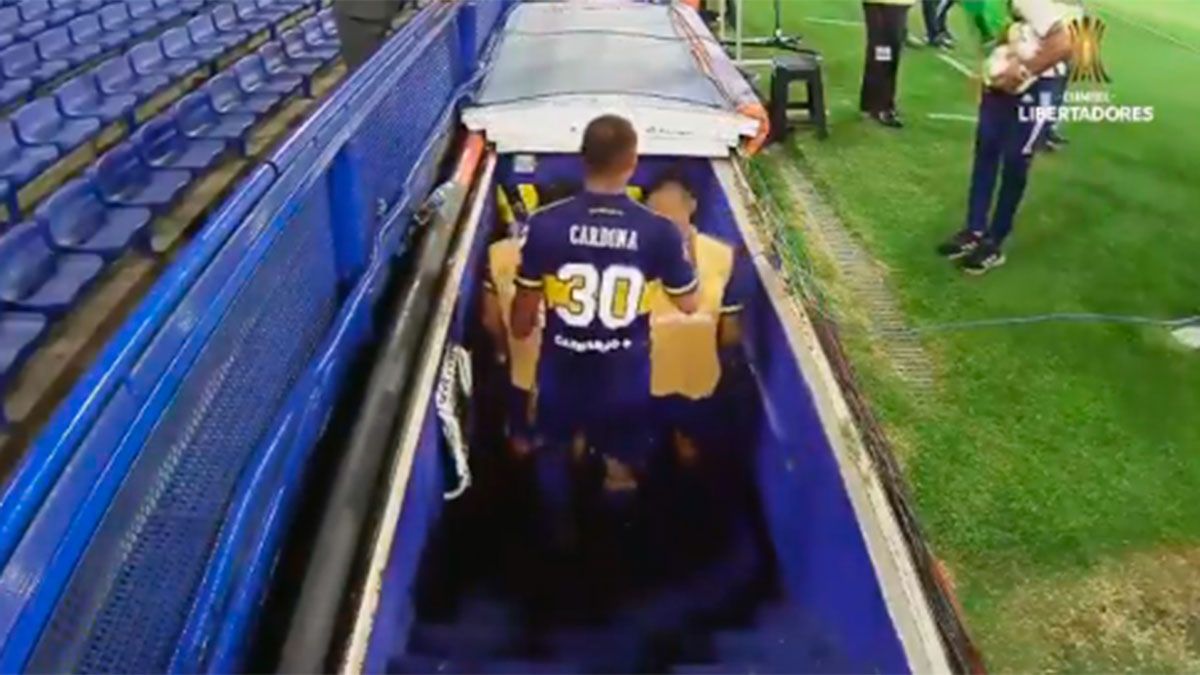 Los jugadores de Boca y un grito de guerra que se hizo viral