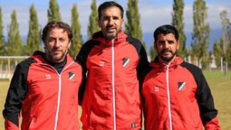 Echeverría con Imbesi y Baamonde.