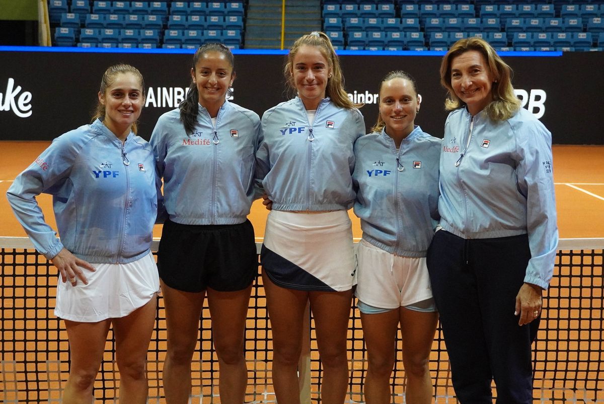 El equipo argentino en San Pablo.