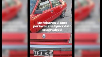 Fue a dejar a su hijo en la escuela y le robaron el auto que dejó estacionado en la puerta