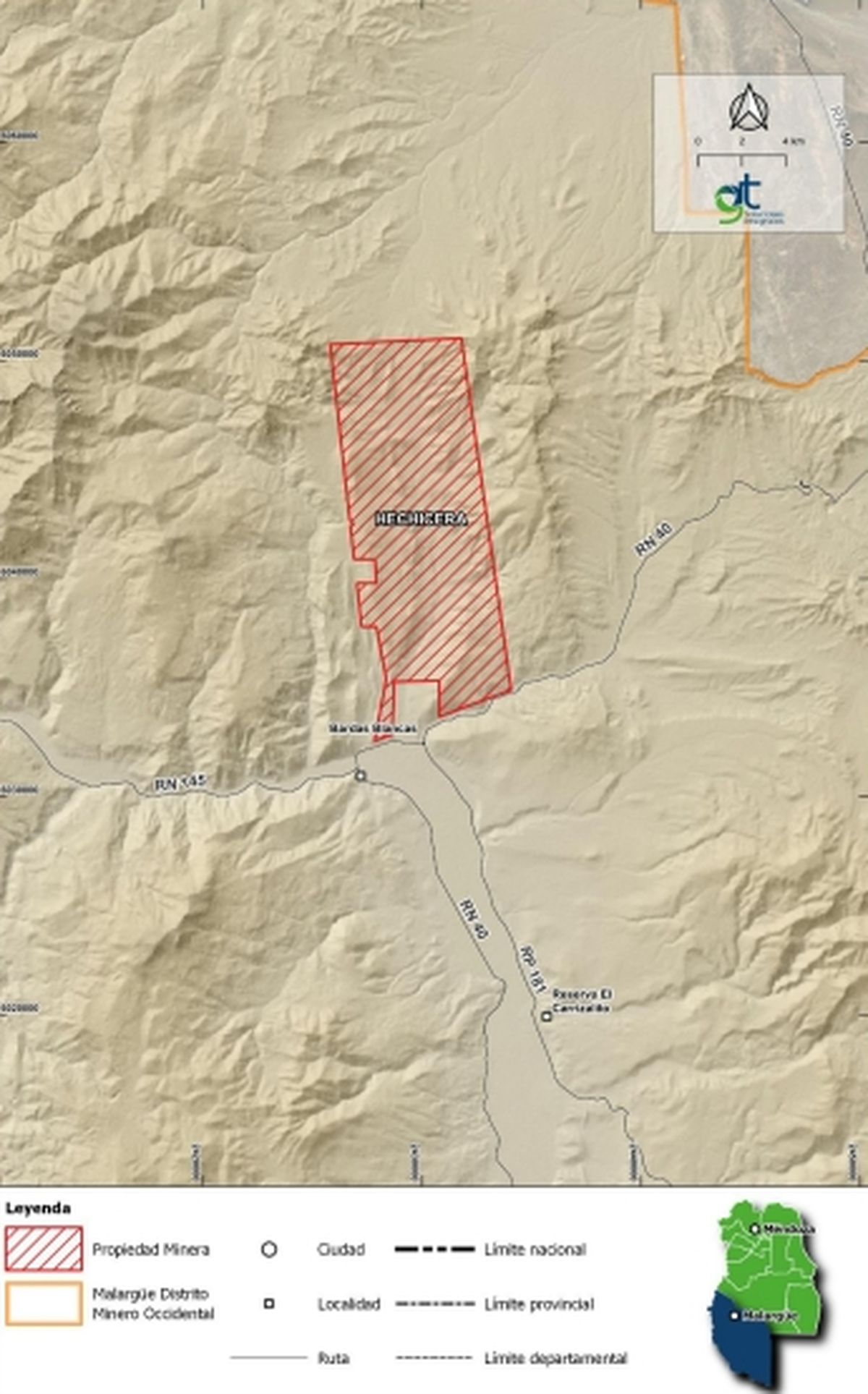 Hechicera es uno de los proyectos de Apeleg. Está a 30 kilómetros de la ciudad de Malargüe. Hechicera es uno de los proyectos de Apeleg. Está a 30 kilómetros de la ciudad de Malargüe.
