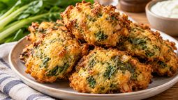 Los buñuelos de acelga al horno son muy saludables y es una receta que aporta muchos nutrientes.