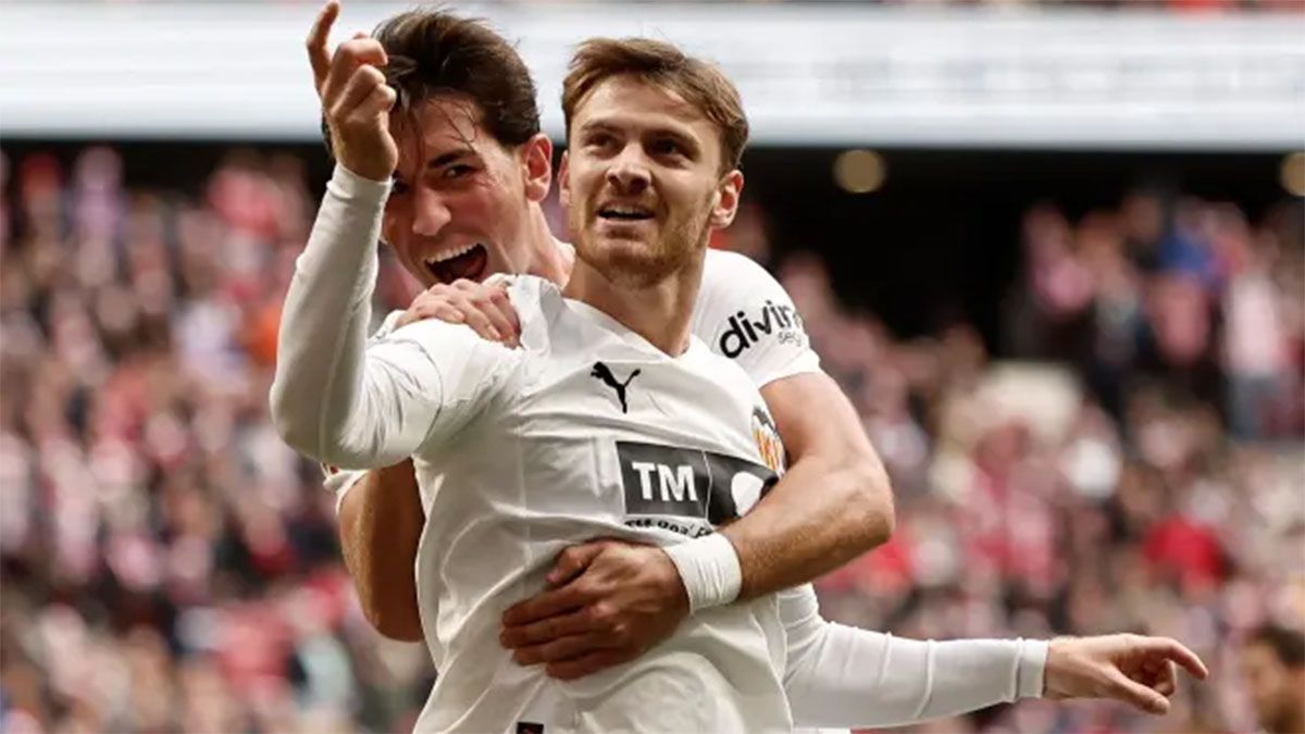 El gran gol de Lucas Beltrán en la caída del Valencia ante Atlético de Madrid