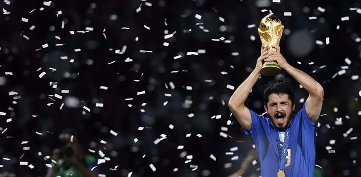 Genaro Gattuso ganó el Mundial 2006 con la Selección de Italia. Genaro Gattuso ganó el Mundial 2006 con la Selección de Italia.