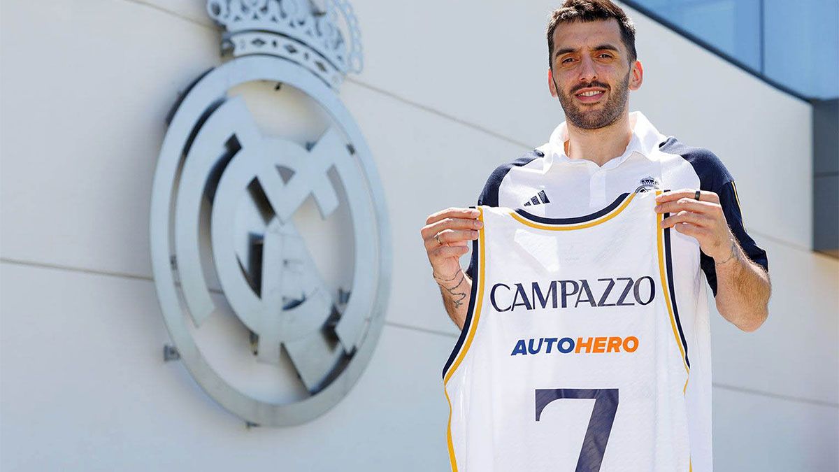Facundo Campazzo fue presentado como nuevo refuerzo del Real Madrid.
