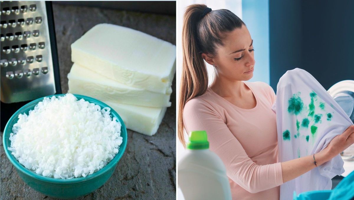 Puedes dejar el jabón entero o rayarlo. Ambas formas son muy efectivas y activas contra las manchas Puedes dejar el jabón entero o rayarlo. Ambas formas son muy efectivas y activas contra las manchas