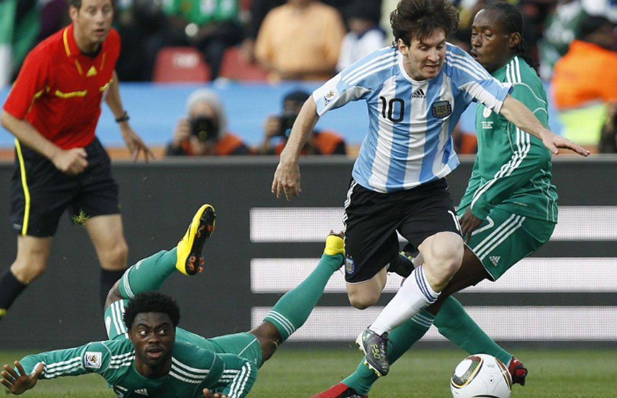 Otra vez con Nigeria, en Johannesburgo