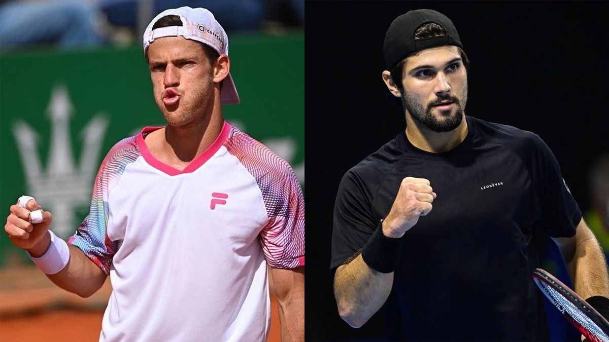 Diego Schwartzman y Marcos Girón se enfrentarán por 32avos de final del Masters de Roma.