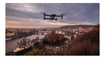 Un dron captó un 