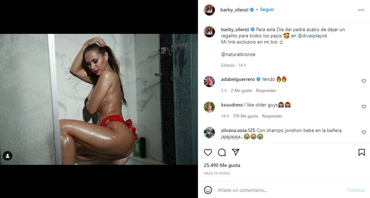Barby Silenzi estuvo al borde de la censura en Instagram.