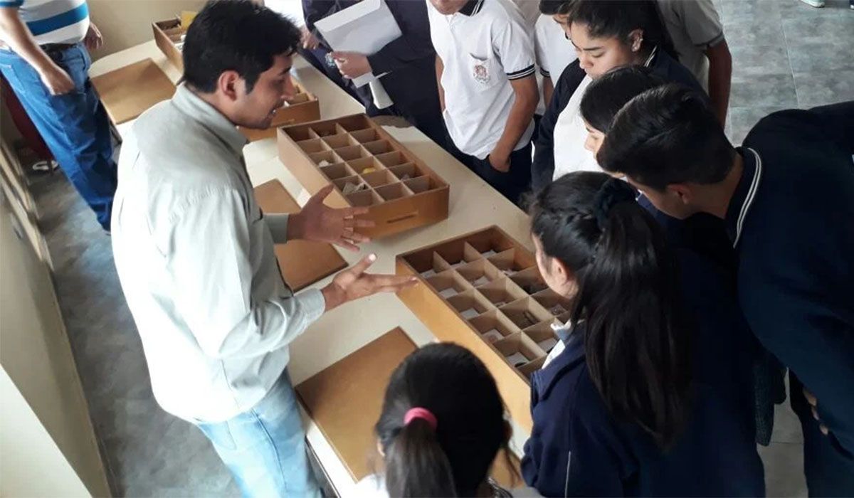 Así aprenden sobre minería en las escuelas de Catamarca.