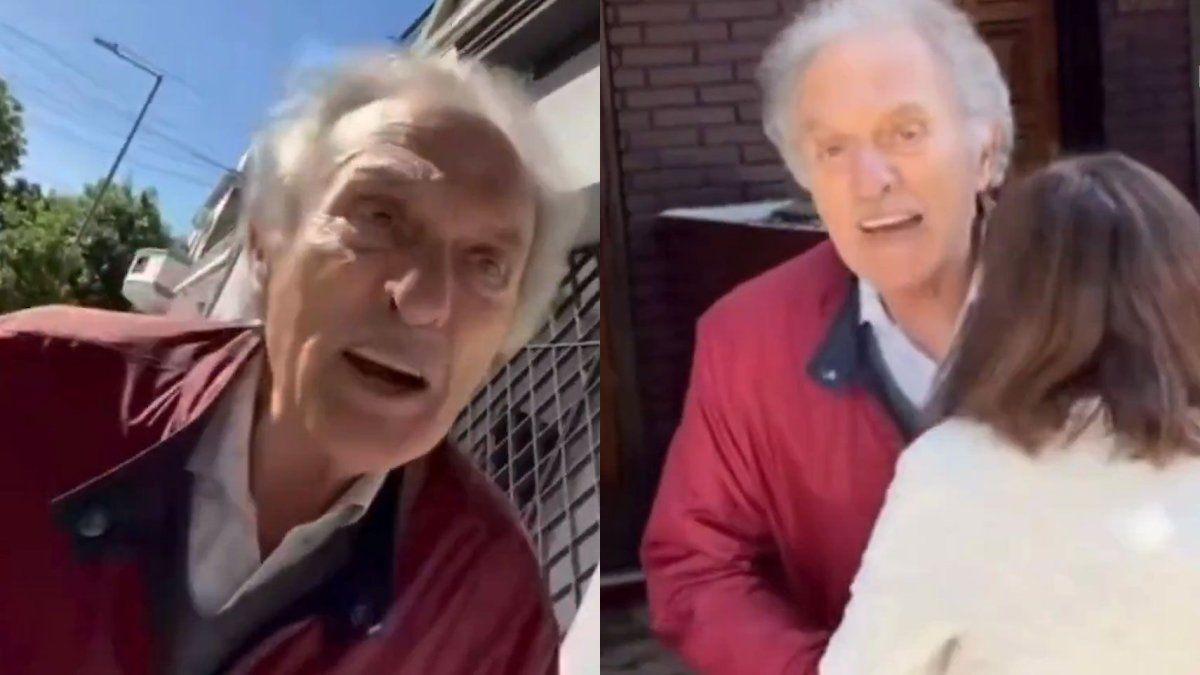 Video: un jubilado le dio una tremenda trompada a una joven por estacionar mal